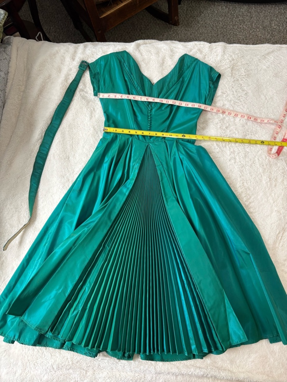 Vintage 1950s Vixen Bombshell dress Dance Original Fred Perlburg - Picture 7 of 16